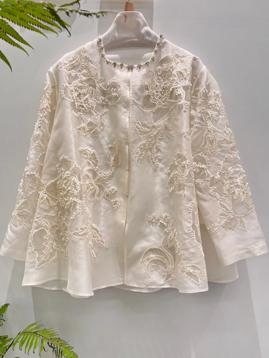 Silk Organza Summer Coat