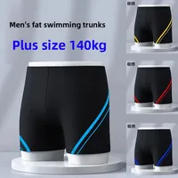 Maillot de bain confortable à Angle plat pour hommes, séchage rapide, grande taille, printemps thermique, maillot de bain Big Fellow 1