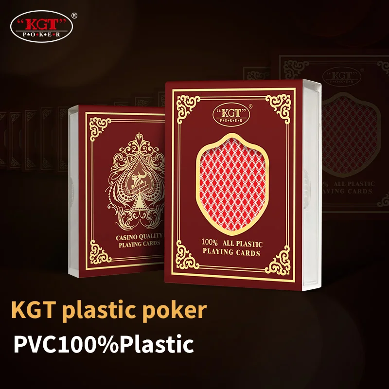 63x88mm PVC KGT 와이드 카드 포커 방수 두꺼운 양면 매트, 비 투명 및..