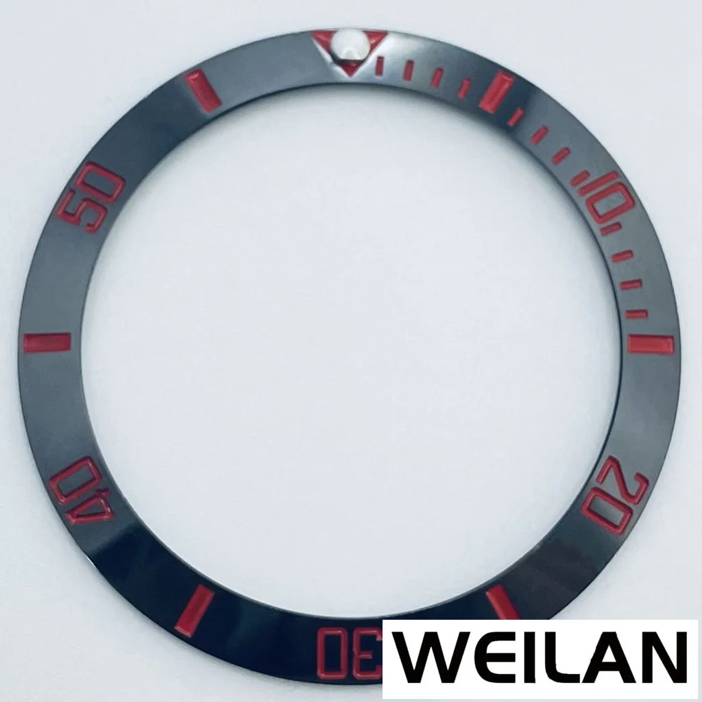 Ceramic & Aluminum GMT Diver-Style Bezel Insert for 40mm Cases - Premium Diving Accessory
