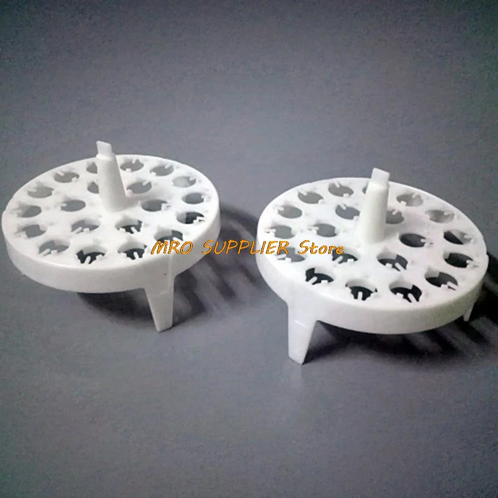 2pcs laboratory rack for 2ml,1.5ml centrifuge pipe text tube Plastic circular floating Storage tray 20 holes