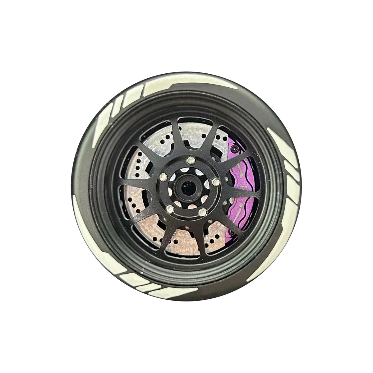 Metallo Rc Telecomando Trasmettitore Volante Volantino Per Flysky Nb4 Sanwa Mt4 Futaba 3Pv Wfly X9,1