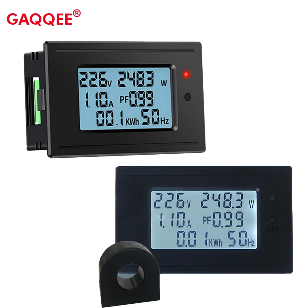 Power Electricity Meter Voltmeter Ammeter Voltage Meters 1100w