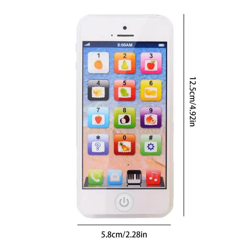 Baby Mobile Phone Toys Smart Touch Screen With Lights And Music Learning Machine Musical Pretend Play Early Education Toys Gifts educational toys