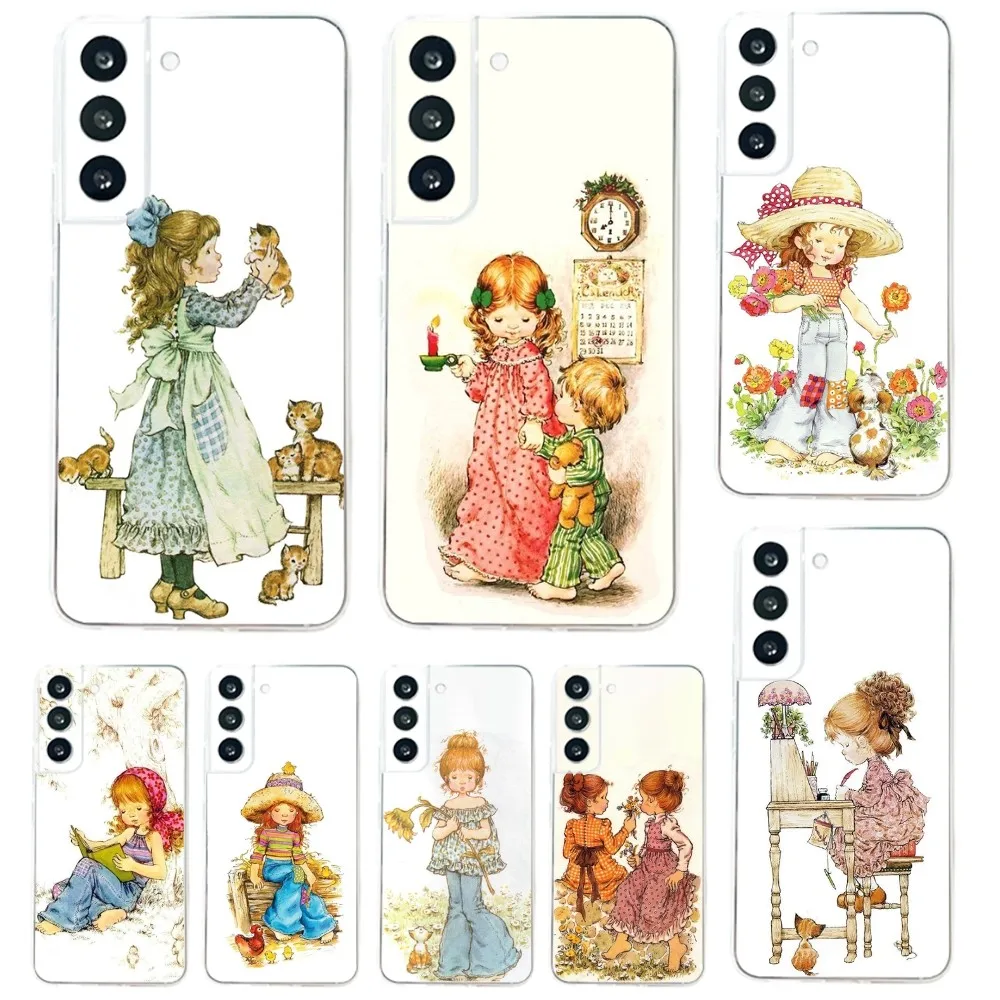 Custodia Per Telefono Art S-Sarah Kay Per Samsung Galaxy A71,70,52,51,40,31,A50,30S,21S, Note20Cover Ultra Trasparente