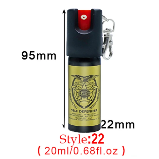 20ml Pepper Spray for Women Safety Protective Spray Easy Carry Self-defense Small Canister Protection Chili Water（16style） wu-22