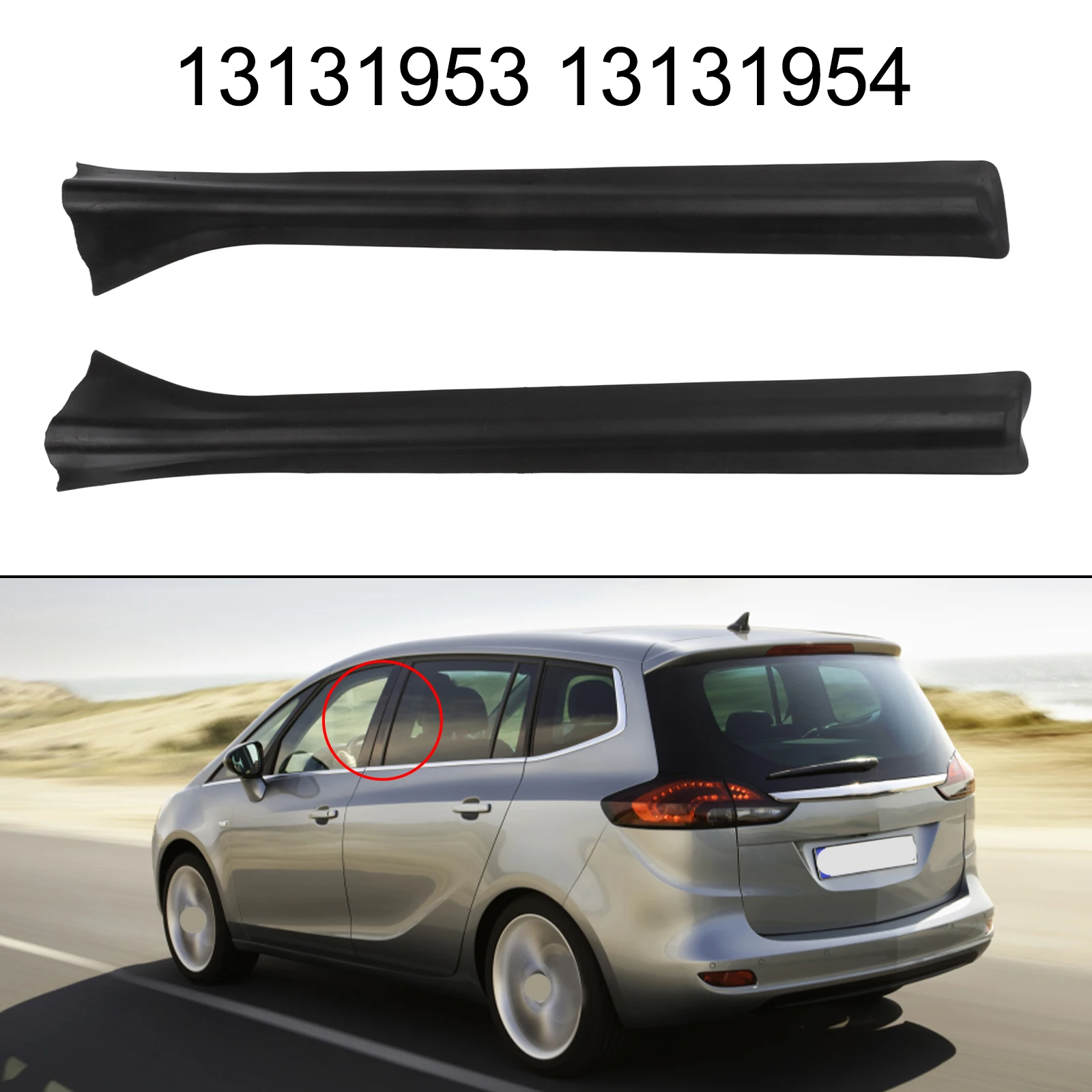 OPEL ZAFIRA B B-필러 도어 씰 자동차 외부 수리용 도어 씰 교체 키트 자동차 커버 내압 설계