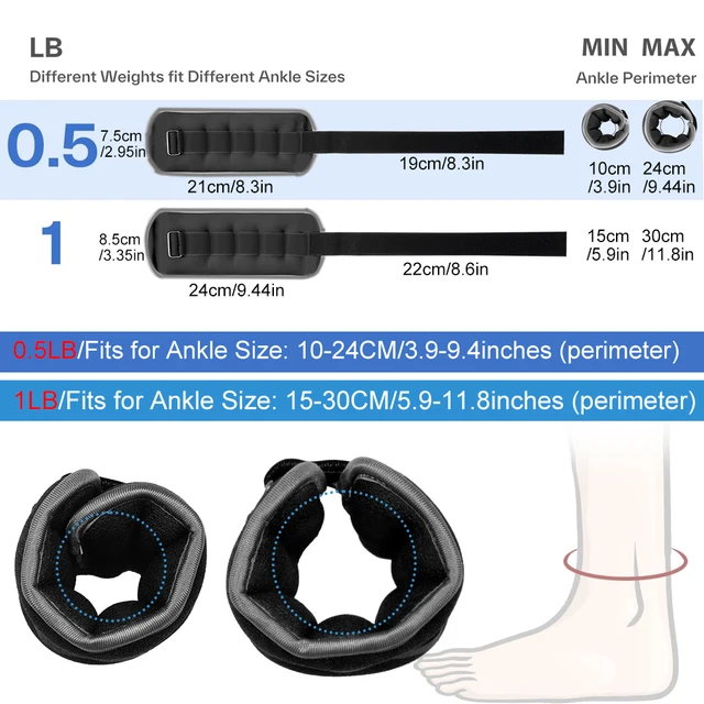 40885-f47515.jpg Adjustable Ankle and Wrist Weights (0.5kg / 1kg) – Training, Running and Toning