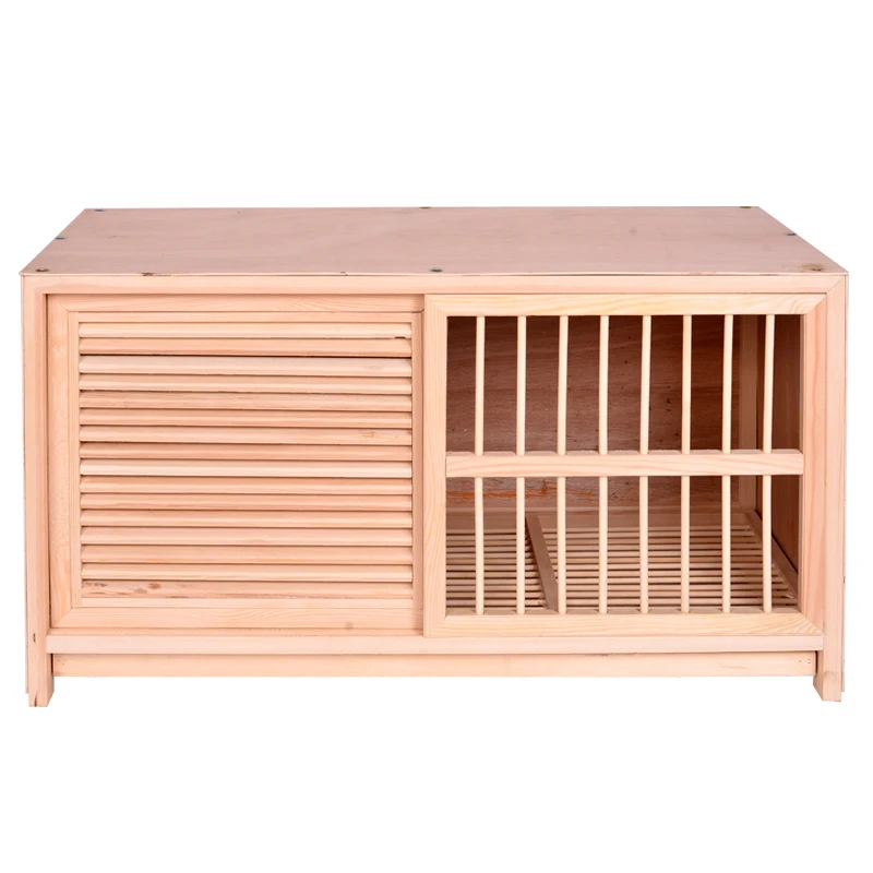 Nest-box Matching Cage Combined Breeding Cage Racing Pigeon Equipment Large Wooden Sunshade Breeding Cage for Carrier Pigeons