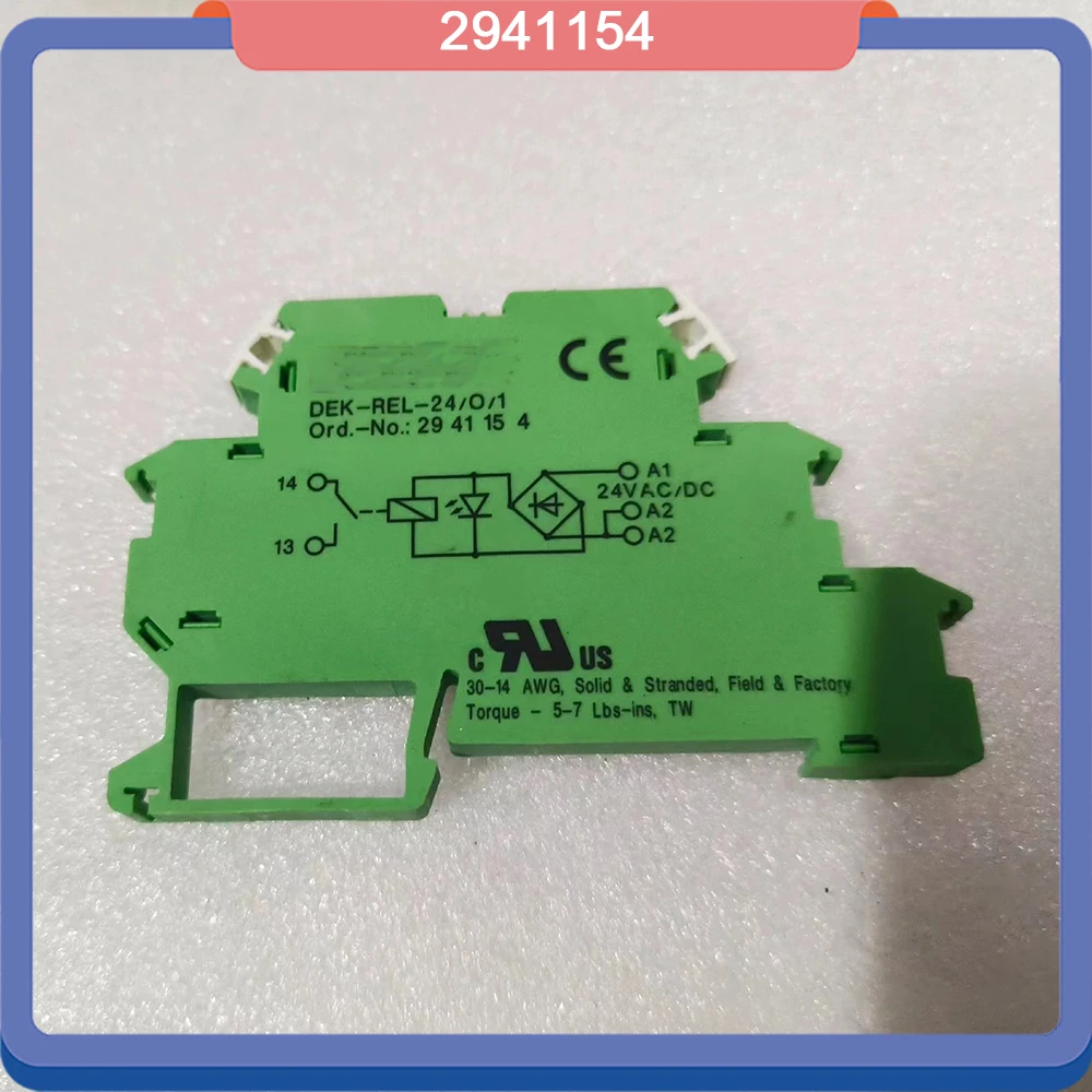 2941154 DEK-REL-24/O/1 Relay Module For Phoenix Fast Ship High Quality 1 2941154 DEK REL 24 O 1 Relay Module For Phoenix Fast Ship High Quality