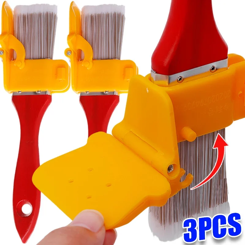 Paint Brushes 3/1PCS Portable Wall Brush Edge Trimming Inner Wall Concealed Corner Brush Handhold Tool