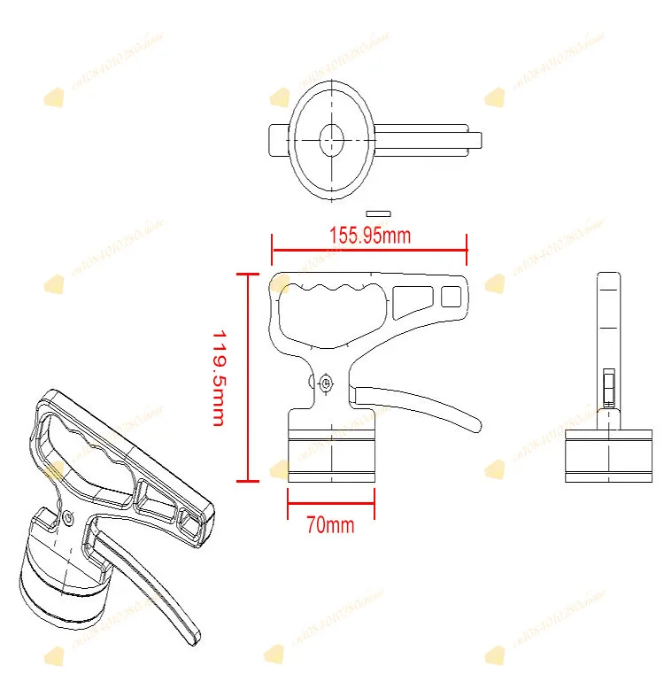 Super Strong Magnet Feeder, Laser Cutting, Handheld Crane, Permanent Magnet Suct