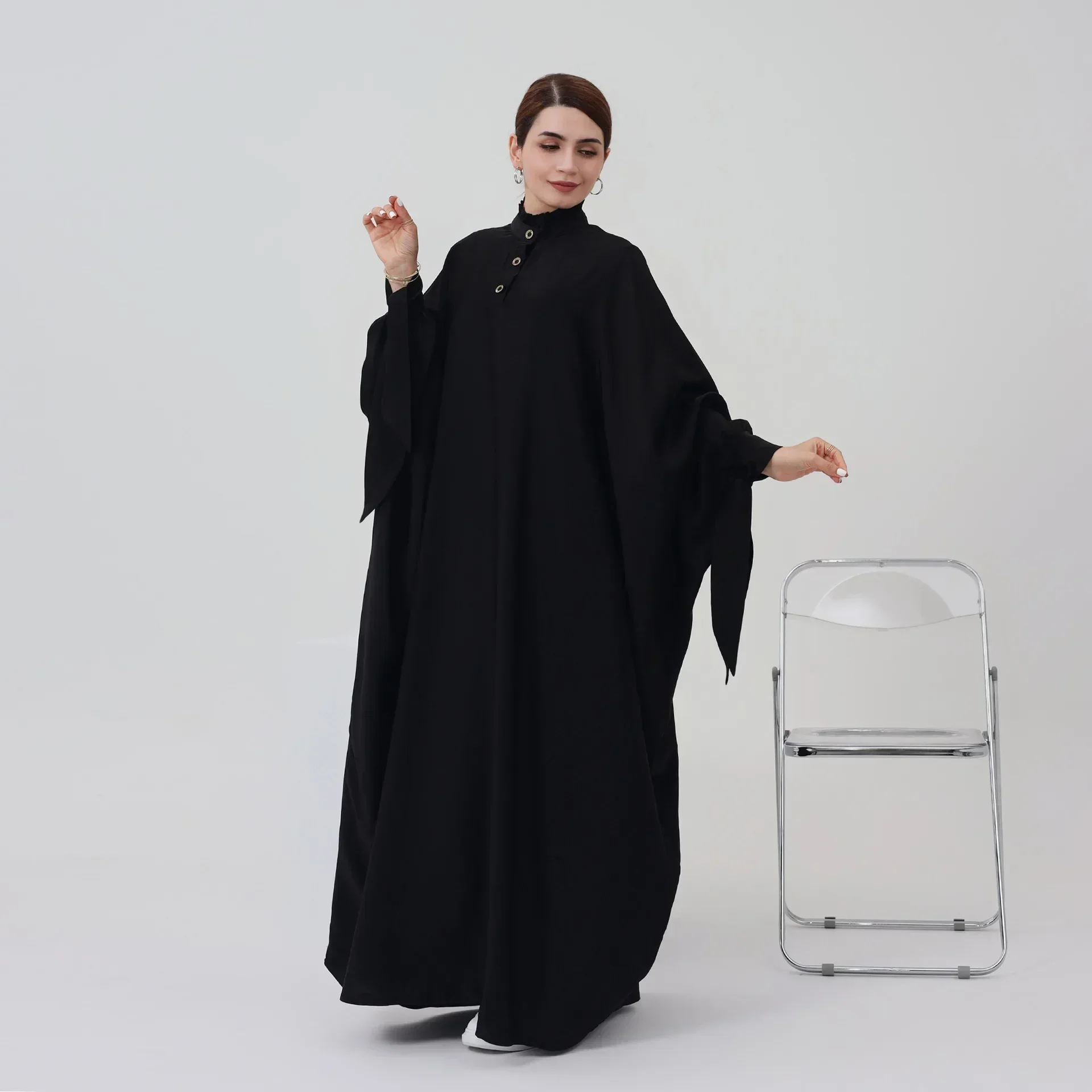 Muslim Abaya Dress Dubai Luxury Bat Sleeves Saudi African Dresses for Woman Abayas Islamic Clothing Kaftan Robe Arab Vestidos