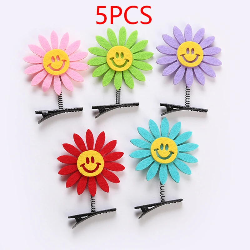 Kawaii Animal Chick Duck Bunny Bear Hair Clips For Girls Women  Toddler Kid Fun Hairpins Cute Sunflower Hair Barrettes Baby Gift 4