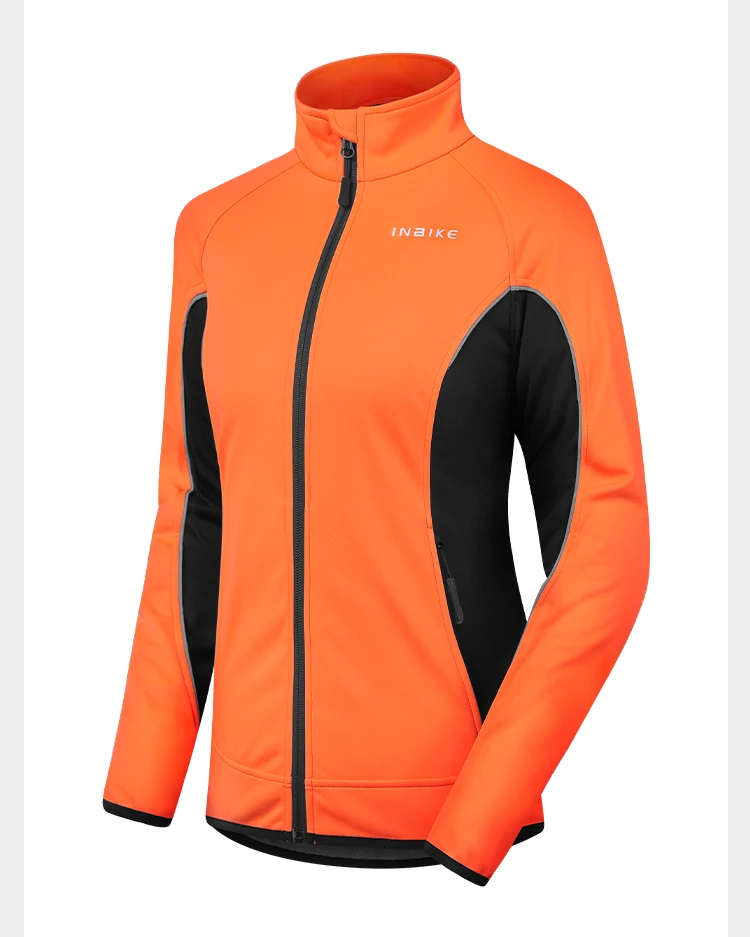 INBIKE Winter frauen Radfahren Kleidung Reiten Anzüge Fahrrad Warme Thermische Windjacke Shell Mantel Winddicht Radfahren Kleidung – Detail 16