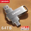 Lenovo 64TB USB3.0 Pen Drive 16TB Metal High Speed Flash Disk 2TB 8TB 4TB Usb Memory Stick Pendrive For PC/Laptop/Ps4 Controler