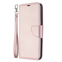 Elegant Executive Leather Wallet Flip Case - Premium Quality Cover for Nokia 3.2 (Rose Gold)