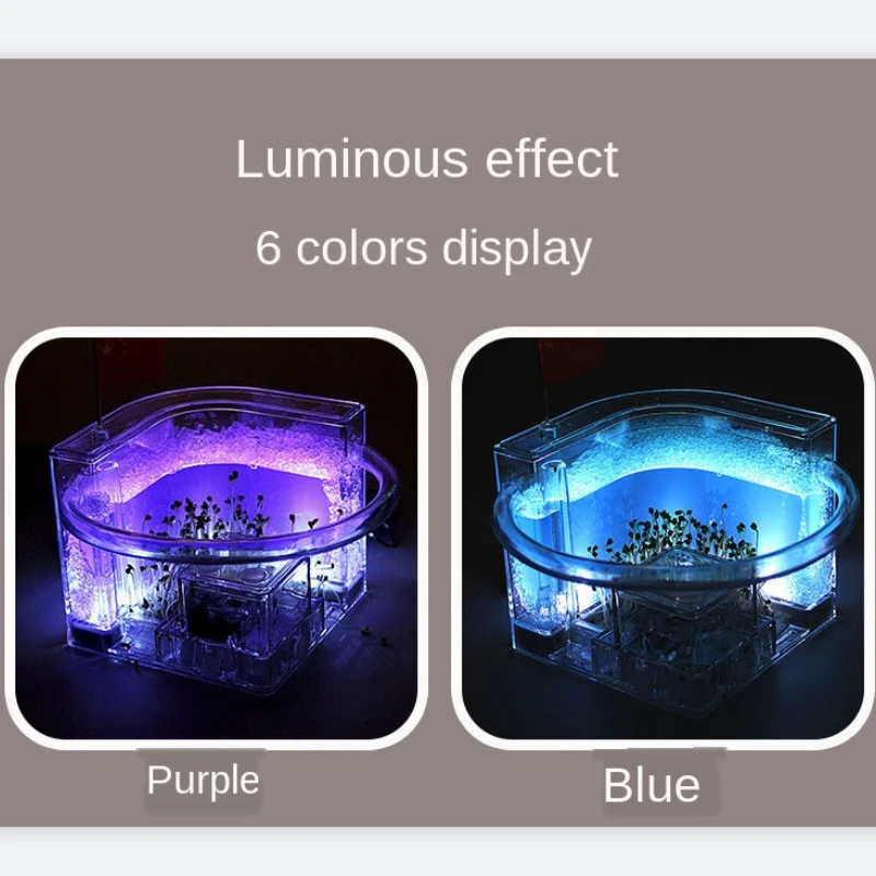 DIY Luminous Small pet living Boxes ant house Ant Workshop Ant Villa Workshop Home Castle Ant Farm Underground ChildrenToys