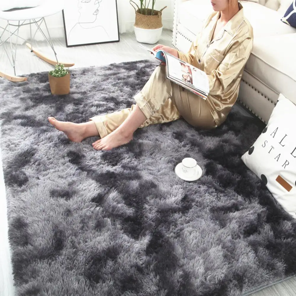 Multiuse 40*60cm Soft Fluffy Rugs Large Shaggy Area Rug Living Rooms