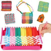 Durable Knitting Loom Set Rope Hook Needle Crafts Accessories Crochet Multicolored DIY Arts and Crafts String Maker Tool Gift