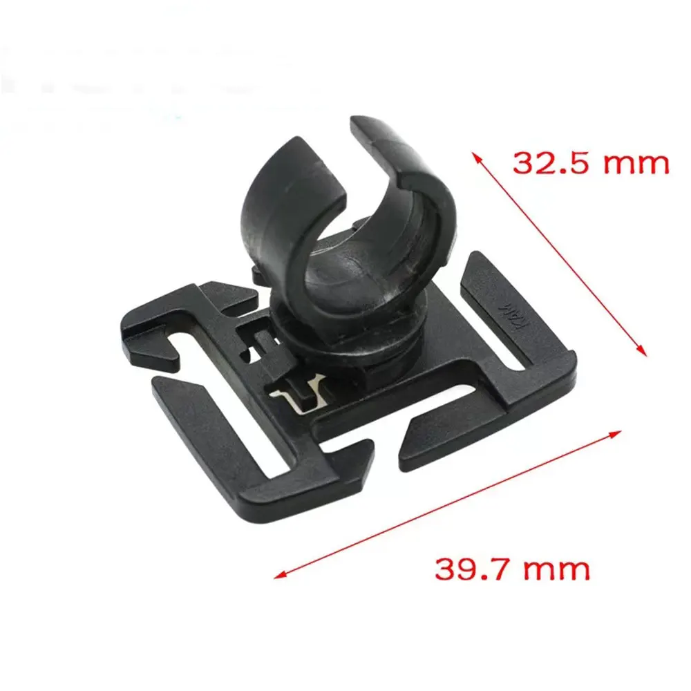 Flashlight Holder Swivel U Ring Flashlight Work Backpack Lamp Outdoor Hike Climb Pack Light Holder Water Pipe Pole Tool Clamp Shoulder Tape Clip
