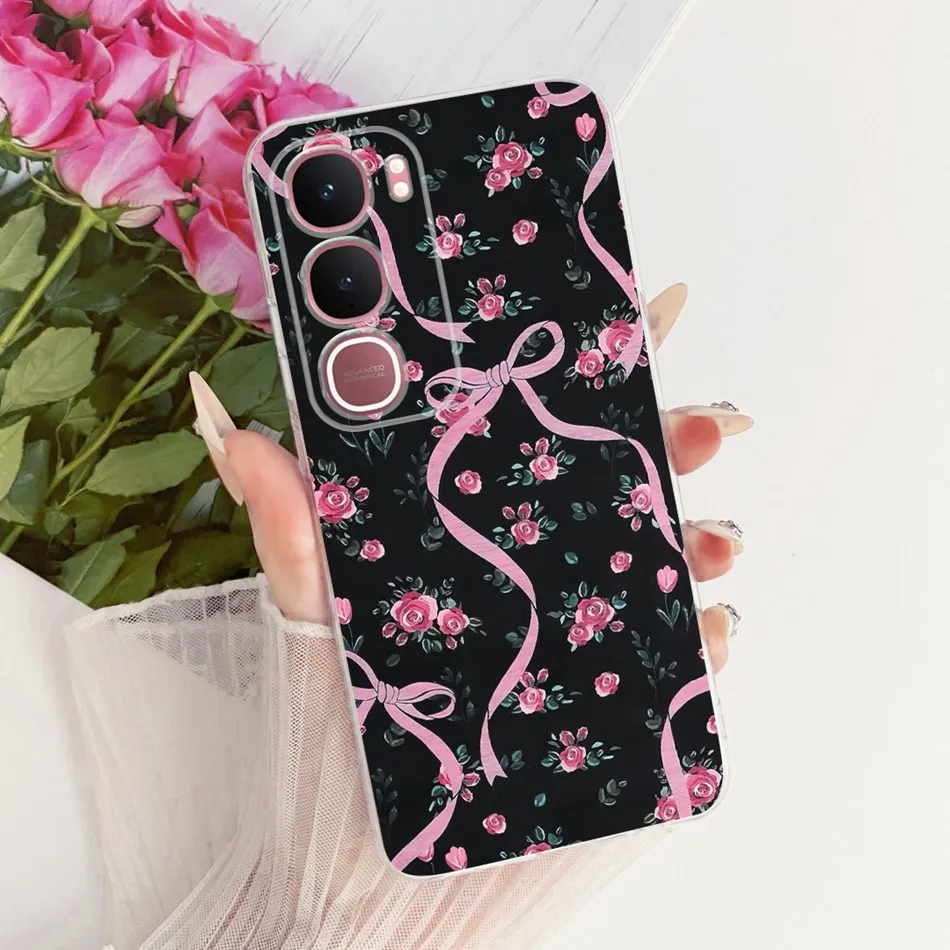 Elegant Flower Butterfly Soft Silicone Phone Case - Premium Back Cover