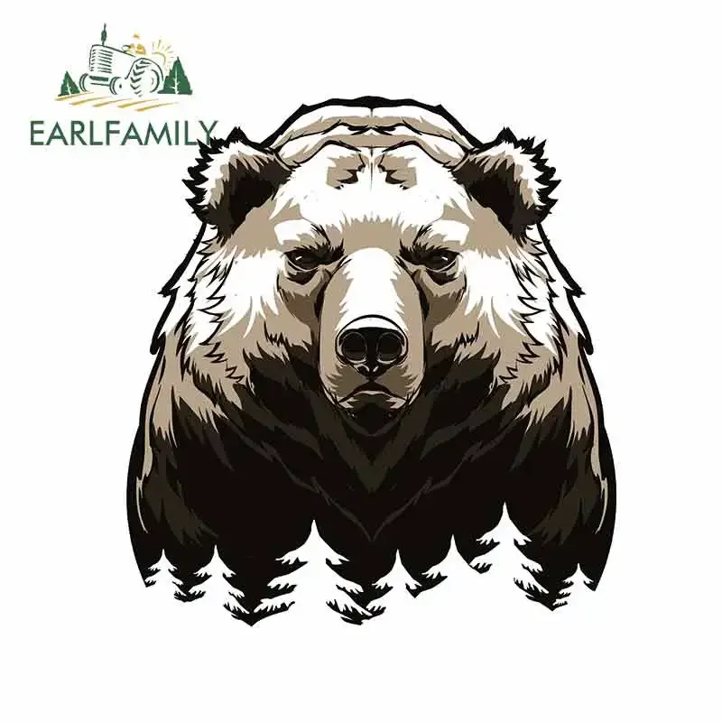 EARLFAMILY 13cm For The Bear Car Bumper Window Stickers Repair Decal Vinyl Car Wrap Motorcycle Sunscreen Campervan Decoration