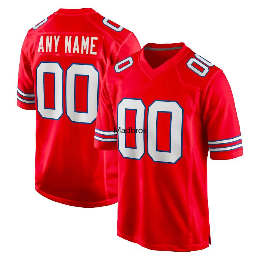 Football Jersey Buffalo Football Jerseys America Game Footbball Jersey Personalized Any Name Your Number All Stitched US Size XS-6XL