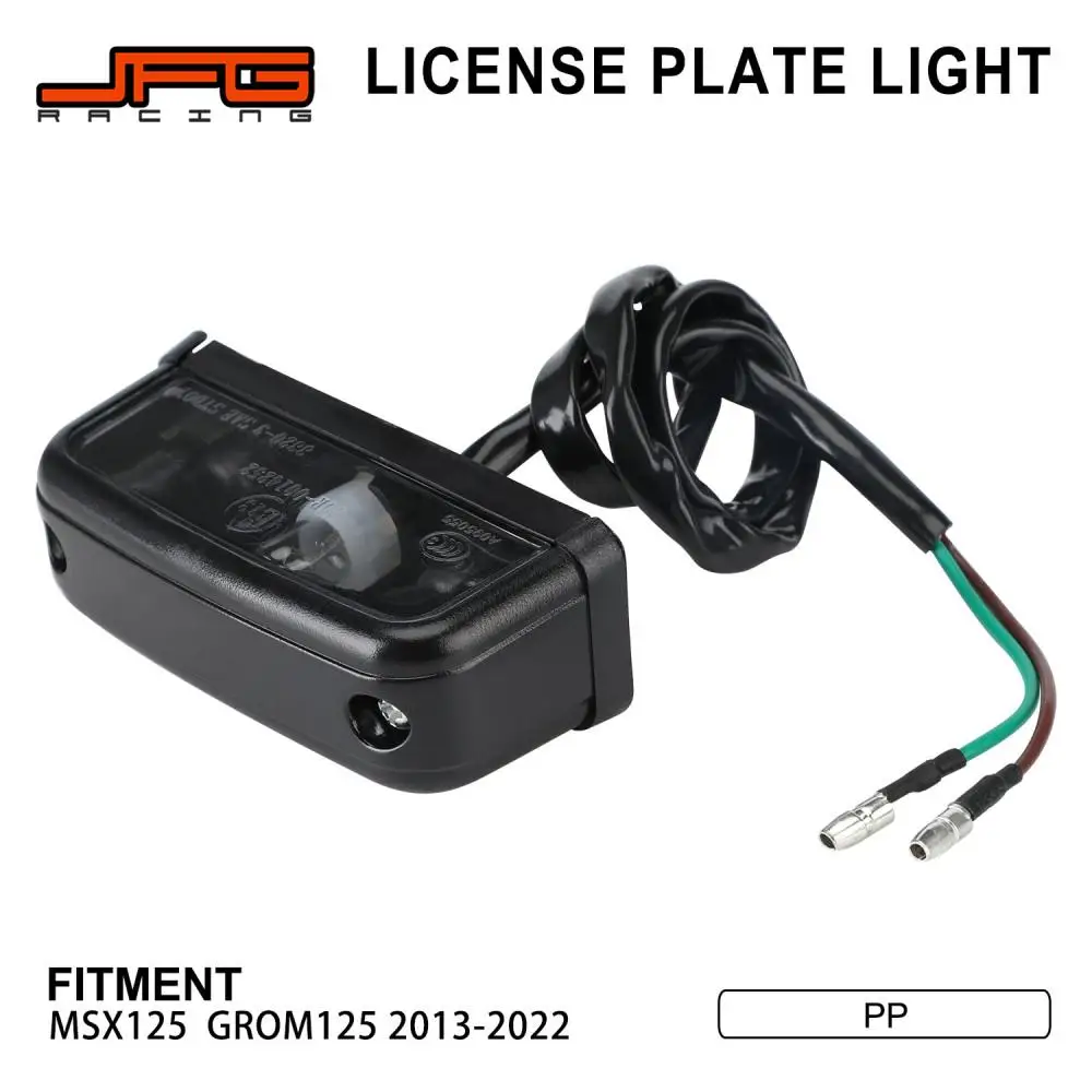 

Аксессуары для мотоциклов, лампа для номерного знака, фотолампа для номерного знака Honda MSX125 Grom125 2013-2020 2021 2022 PP, внедорожный питбайк