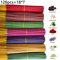 Local shipping: 24 sage diffuser sticks, suitable for yoga and meditation, long-lasting fresh scent, yoga aromatherapy,