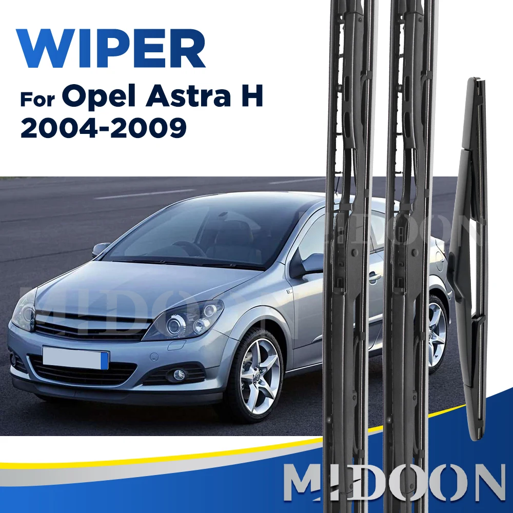 Auto Ruitenwisser Compatibel met Opel Astra H 2004-2009 Wisserbladen for Zachte rubberen ruitenwissers Automatische voorruit 22 18 550mm 450mm ( Color : 4 PCS