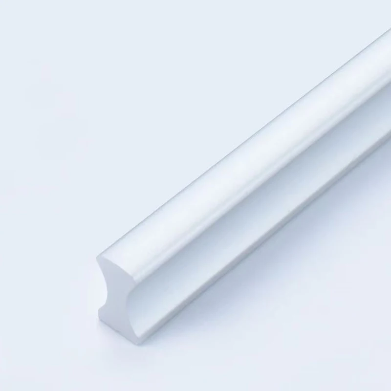 มือจับตู้ครัวและมือจับลิ้นชักขนาด 64 มม.-320 มม. สีเงิน สำหรับตู้เสื้อผ้า เฟอร์นิเจอร์ ประตู ลิ้นชักอะลูมิเนียม และอุปกรณ์ฮาร์ดแวร์ 1