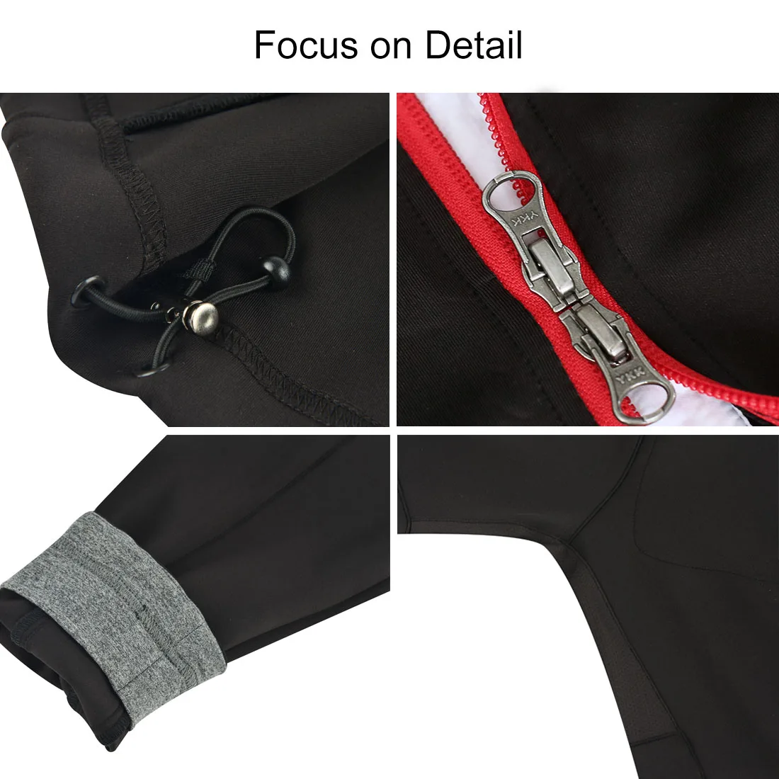 Men's Autumn Winter Golf Clothing Waterproof Golf Windbreaker Warm Breathable Sports Jacket Full Zipper Training Coats