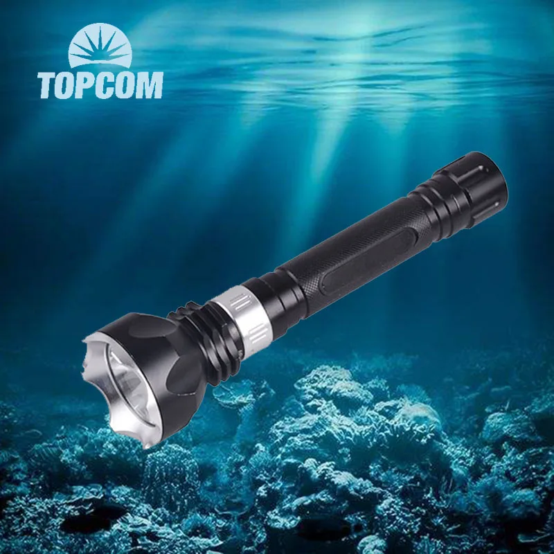 Description Picture 6 of itemTopCom T6 L2 LED Diving Flashlight Powerful 10W Multimode LED Diving Light IP68 Waterproof Underwater Diving Torch Use18650
