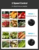 Qcen Juicer Machine, 500W Centrifugal Juicer Extractor with Wide Mouth 3” Feed Chute for Fruit Vegetable, Easy to Clean, Red 3