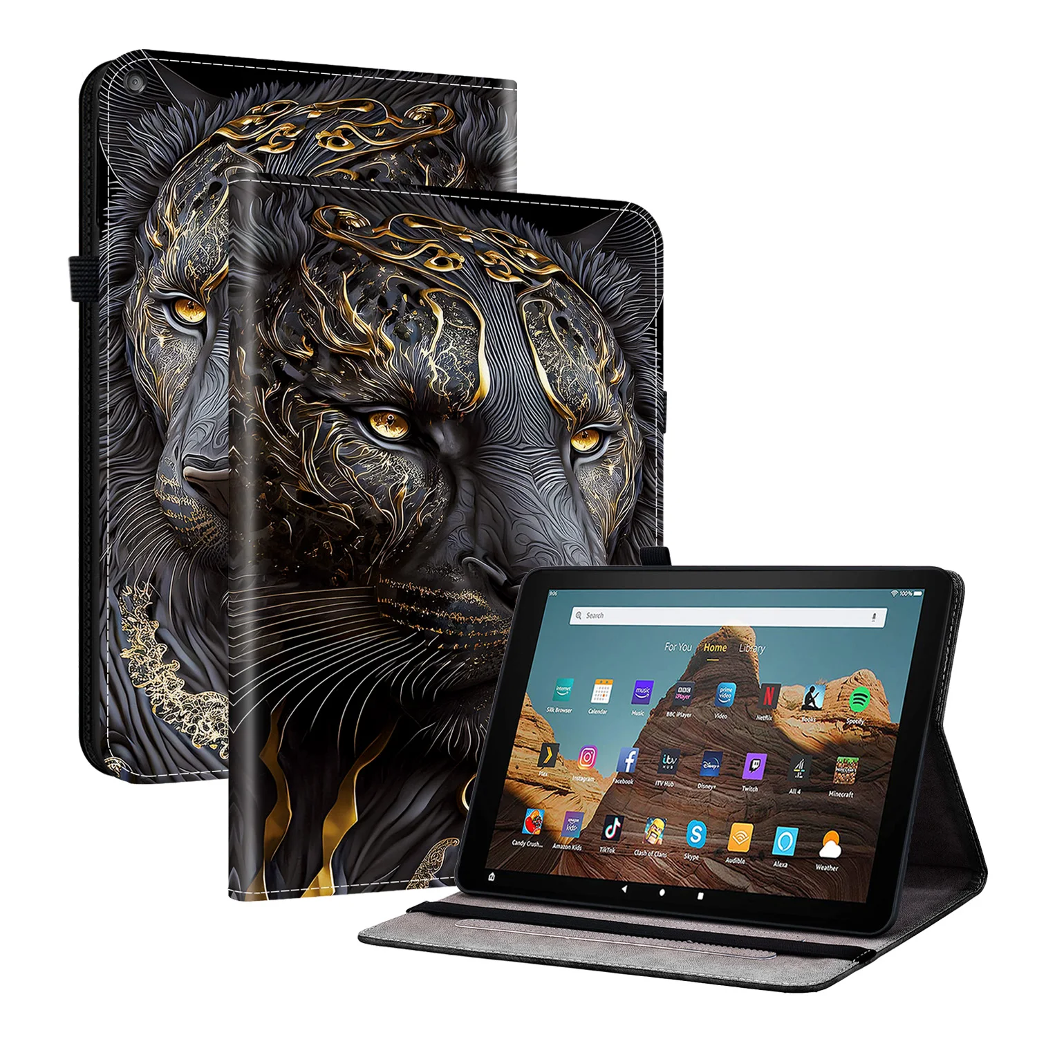 Elegant Leather Tablet Cover - Premium Quality and Durable Design