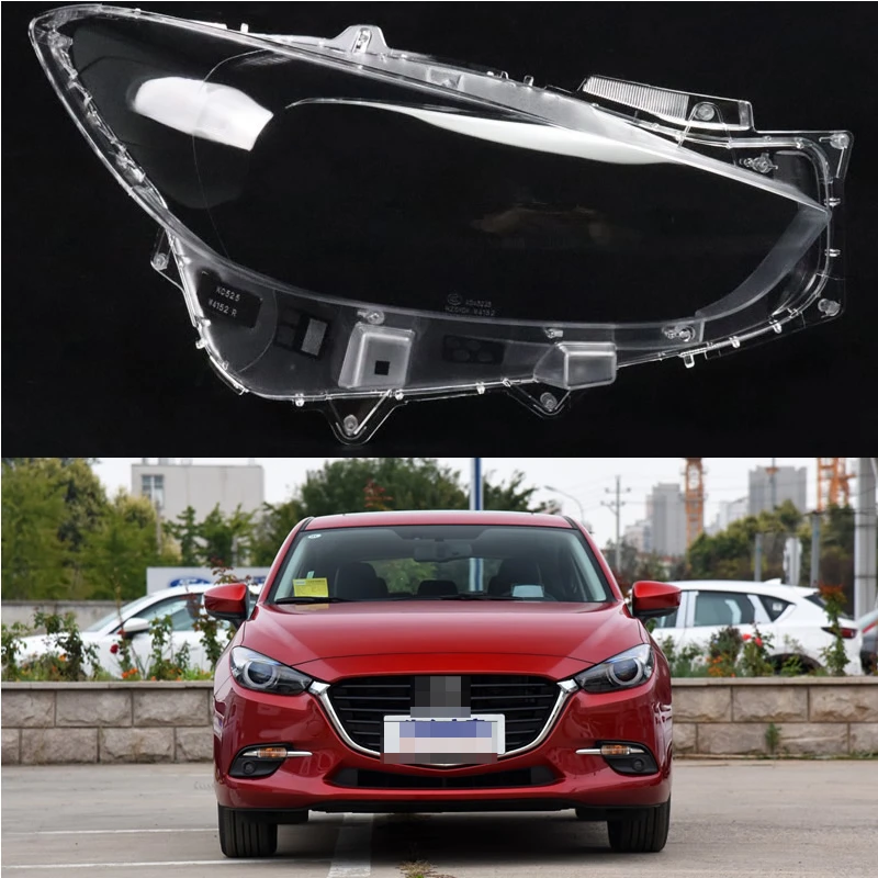 

For to Mazda3 Onkseira front headlight cover 14-19 new Mazda 3 headlight cover lamp shell lamp surface