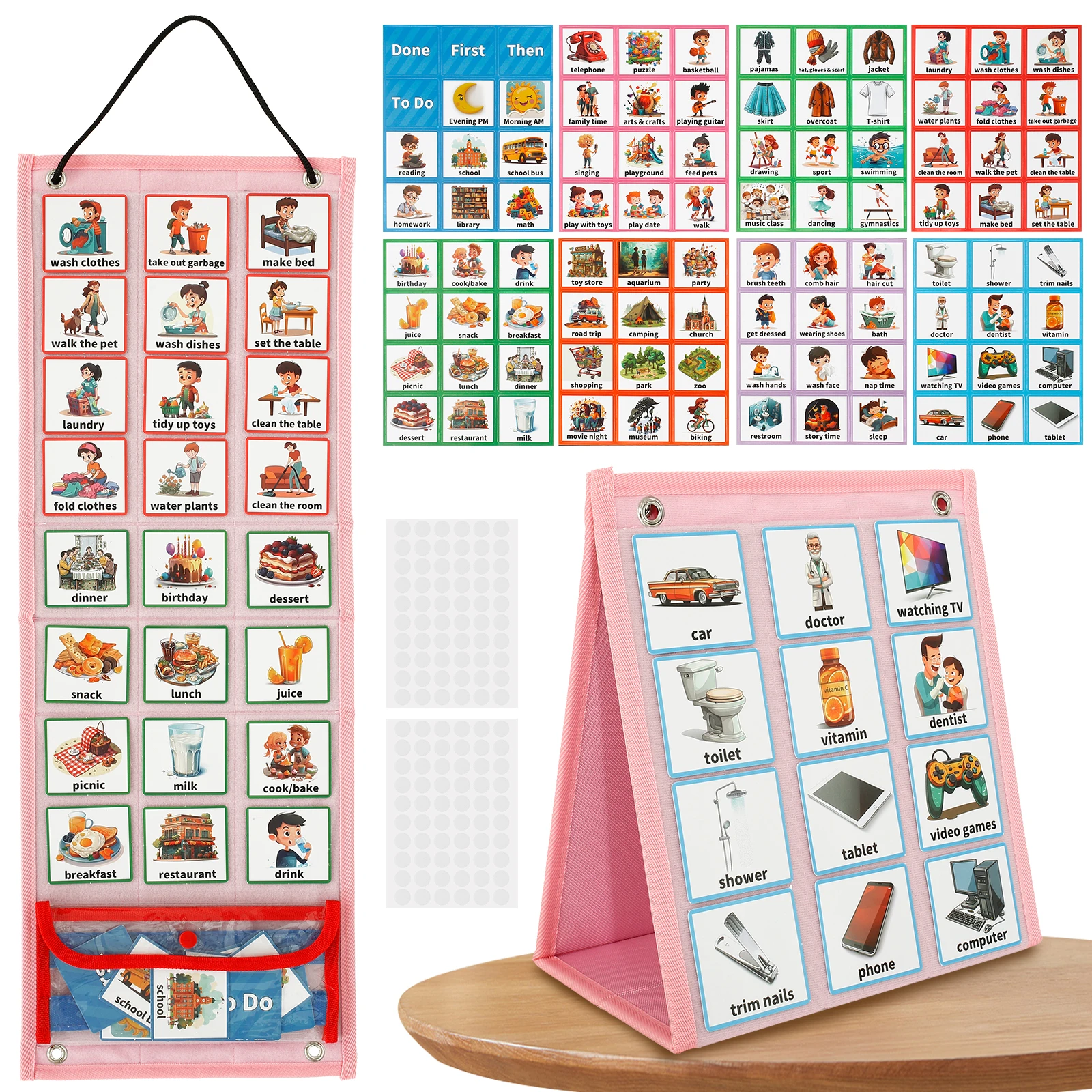 Tableau des corvées de calendrier visuel pour enfants Tableau de ...