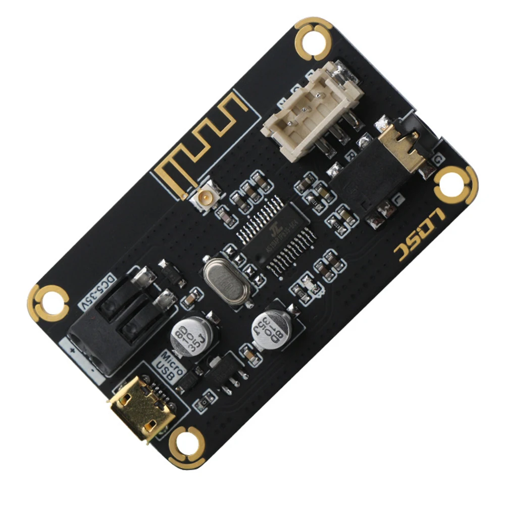 

DIY Wireless Bluetooth Audio Receiver Board with Full Surface Mounted Technology and Input Reverse Connection Protection