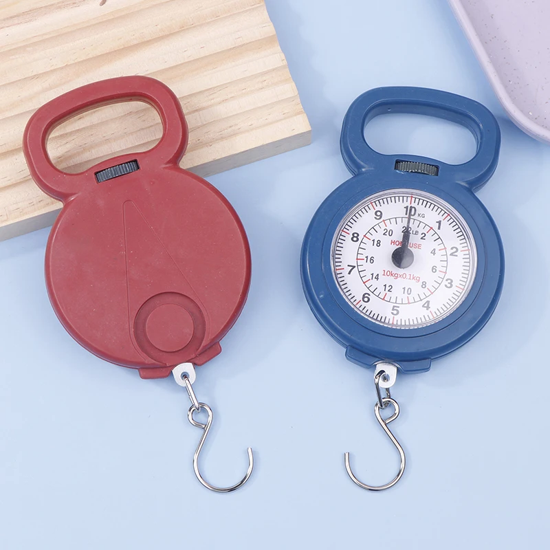 Mini Pointers Hook Spring Hanging Scale Fishing Scale 10kg Capacity Food Scale Digital Scale Luggage Scale Weighing Scales