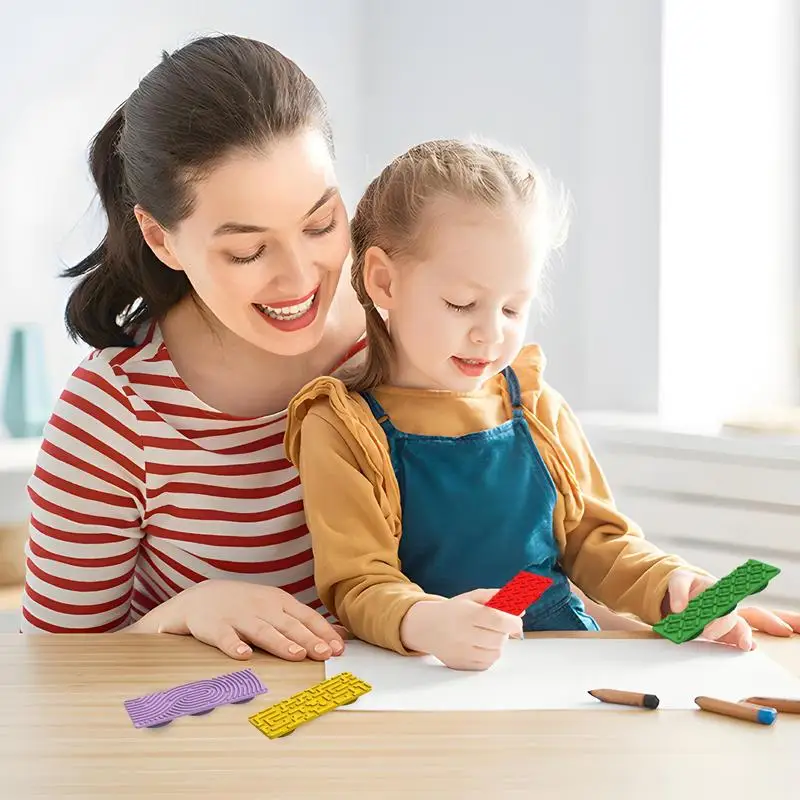 Sensory Activity Board Sensory Threading Boards Calm Down Activities Toys Kids And Adults Quiet Game Educational Portable