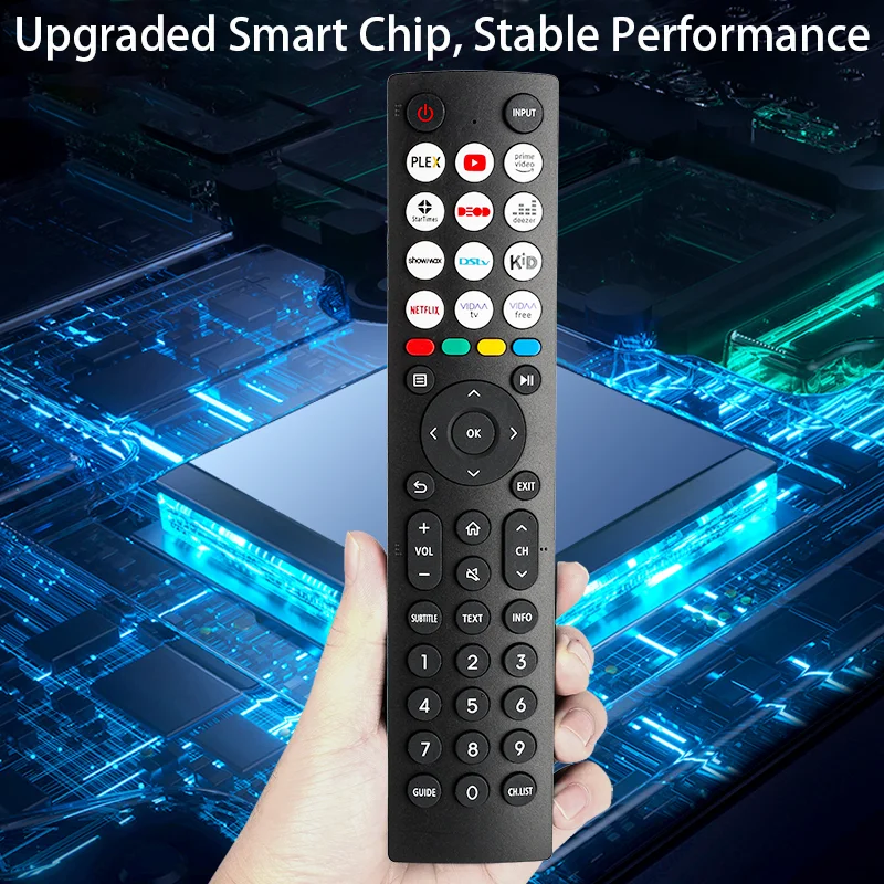 ALLIMITY ERF3D86H T313161 Remplacer Vocale Télécommande adaptée à Hisense 4K ULED QLED TV 48A85H