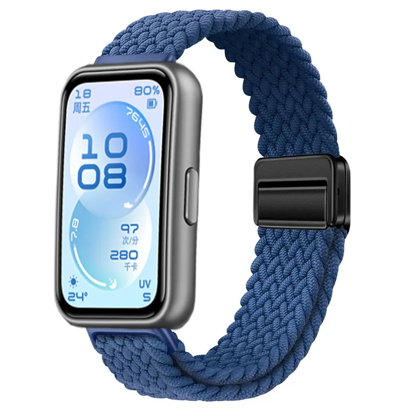 Braided Nylon Magnetic Buckle Adjustable Strap
