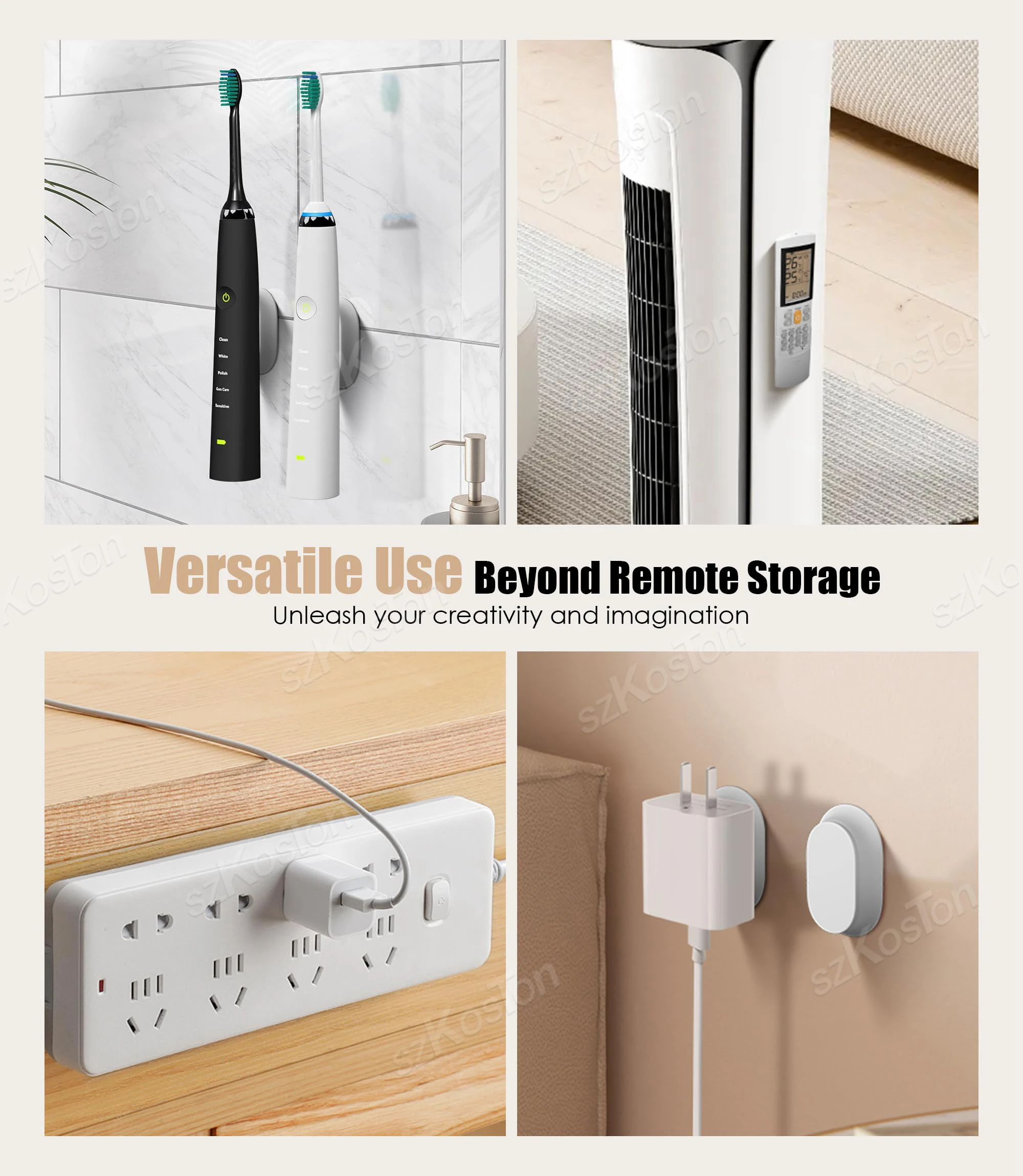 Magnetic Self-Adhesive Wall Mount Holder
