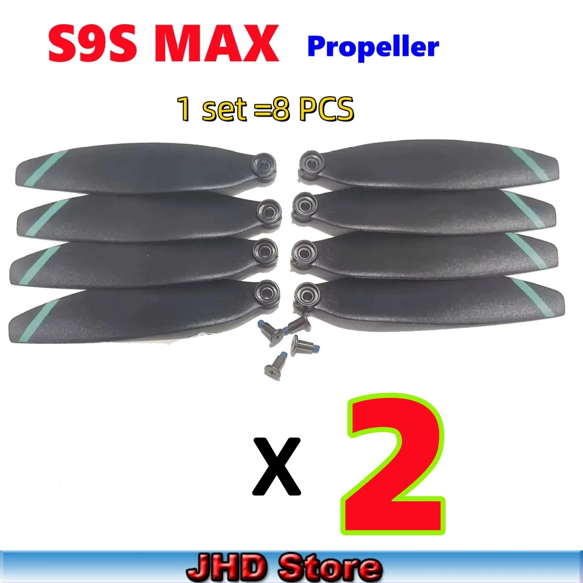 Drone propeller drone propellers drone propeller blades propeller replacement parts JHD Original S9S MAX Propellers LSRC S9S/S9SPro Drone Spare S9S Paddles Accessories Parts Leaf