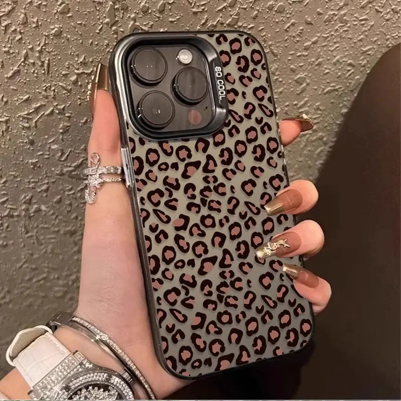 Stylish Aesthetic Leopard Print Phone Case