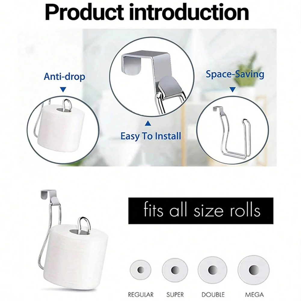 Description Picture 6 of itemBathroom Accessory Over The Tank Paper Holder Hanging Toilet Paper Holder Convenient To Use High-quality Materials