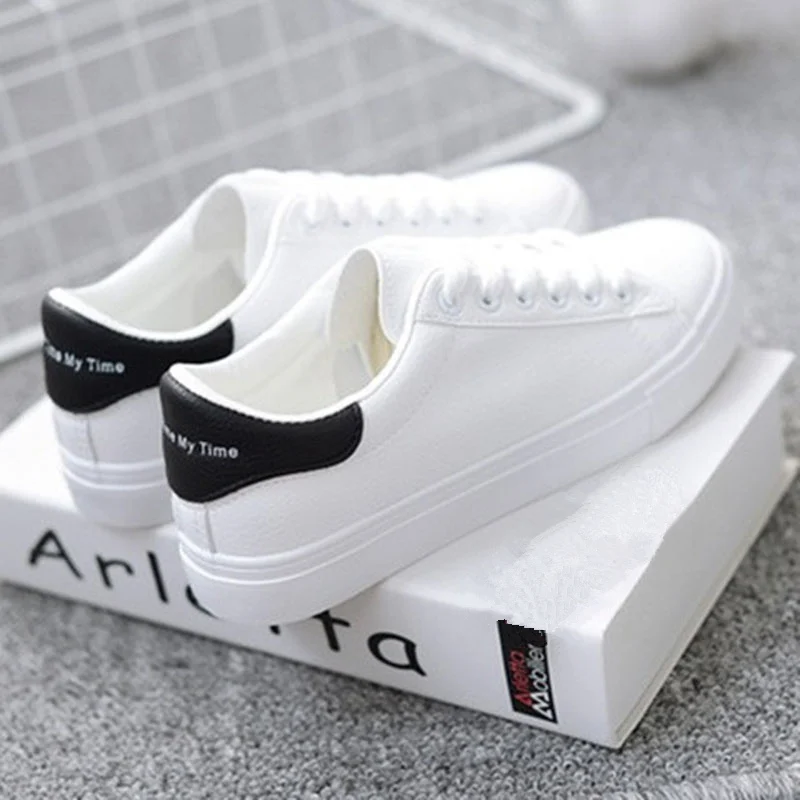 

Dropshipping White Sneakers Women Canvas Shoes Women Fashion Vulcanize Shoes Summer Casual Zapatillas Mujer Platform Sneakers