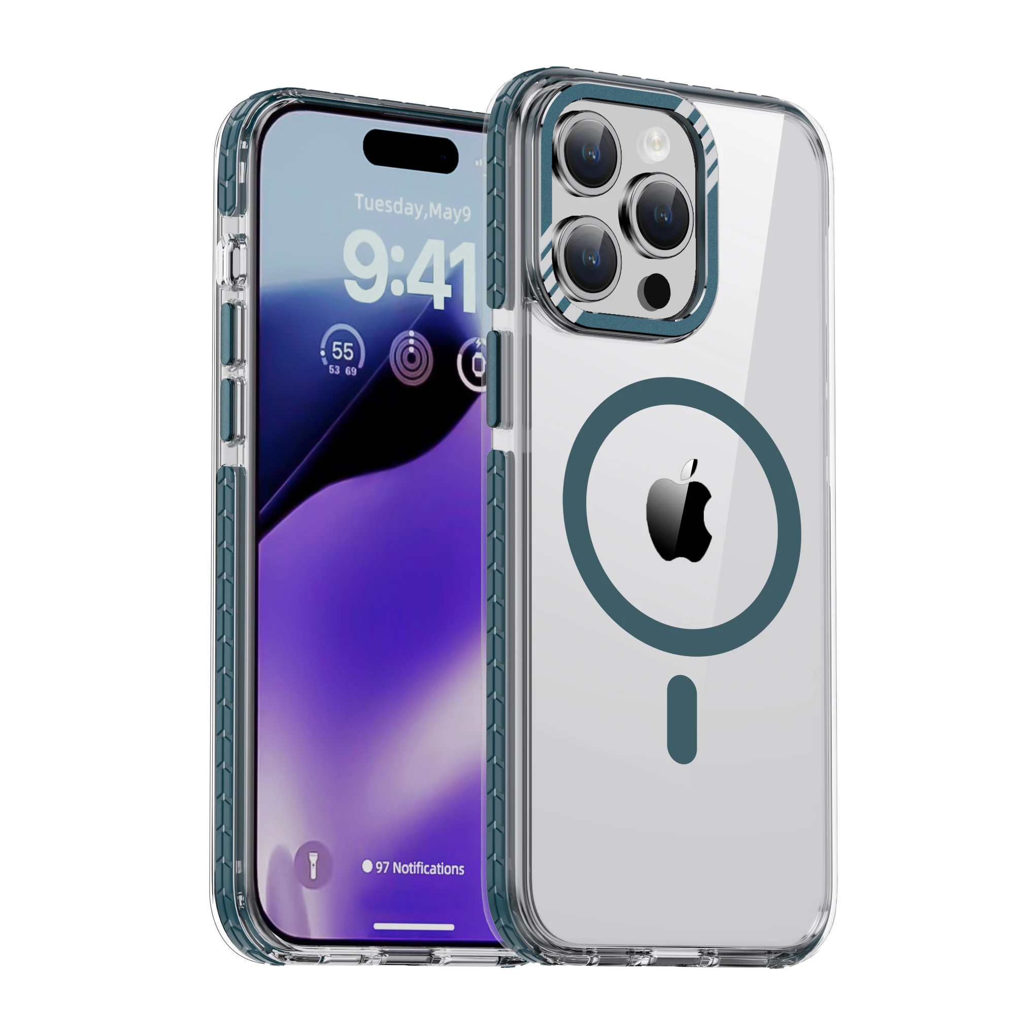 Shockproof Armor Magnetic MagSafe iPhone Case