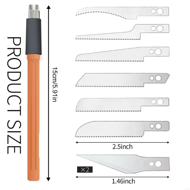 Convenient Mini Handsaw for Cutting Smooth Various Material Ergonomically Handle C7AC